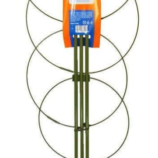 Опора для растений Garden Show металлическая 4 кольца, 90 см