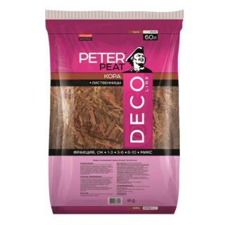 Кора лиственницы 60 л 6-10 см Деко Peter Peat