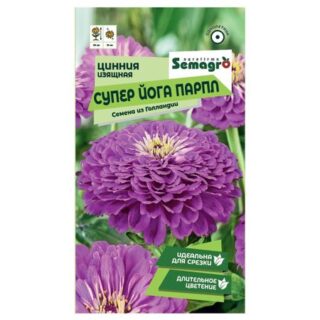 Семена Semagro цинния изящной супер йога парпл