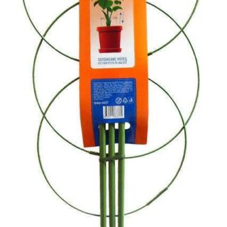 Опора для растений Garden Show металлическая 3 кольца, 60 см