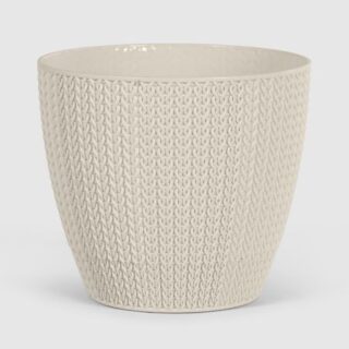 Кашпо Serinova Sumela 17,3x17,3x15,6 см бежевый