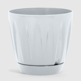 Кашпо Serinova Daisy 18х16,5 см белое