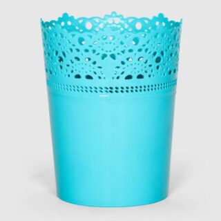 Горшок Serinova Crochet 11,5х11,5х14,8 см бирюзовый