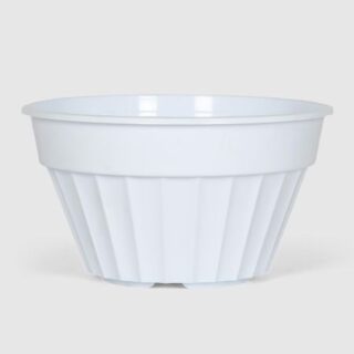 Горшок Serinova violet 12х8,5 см белый